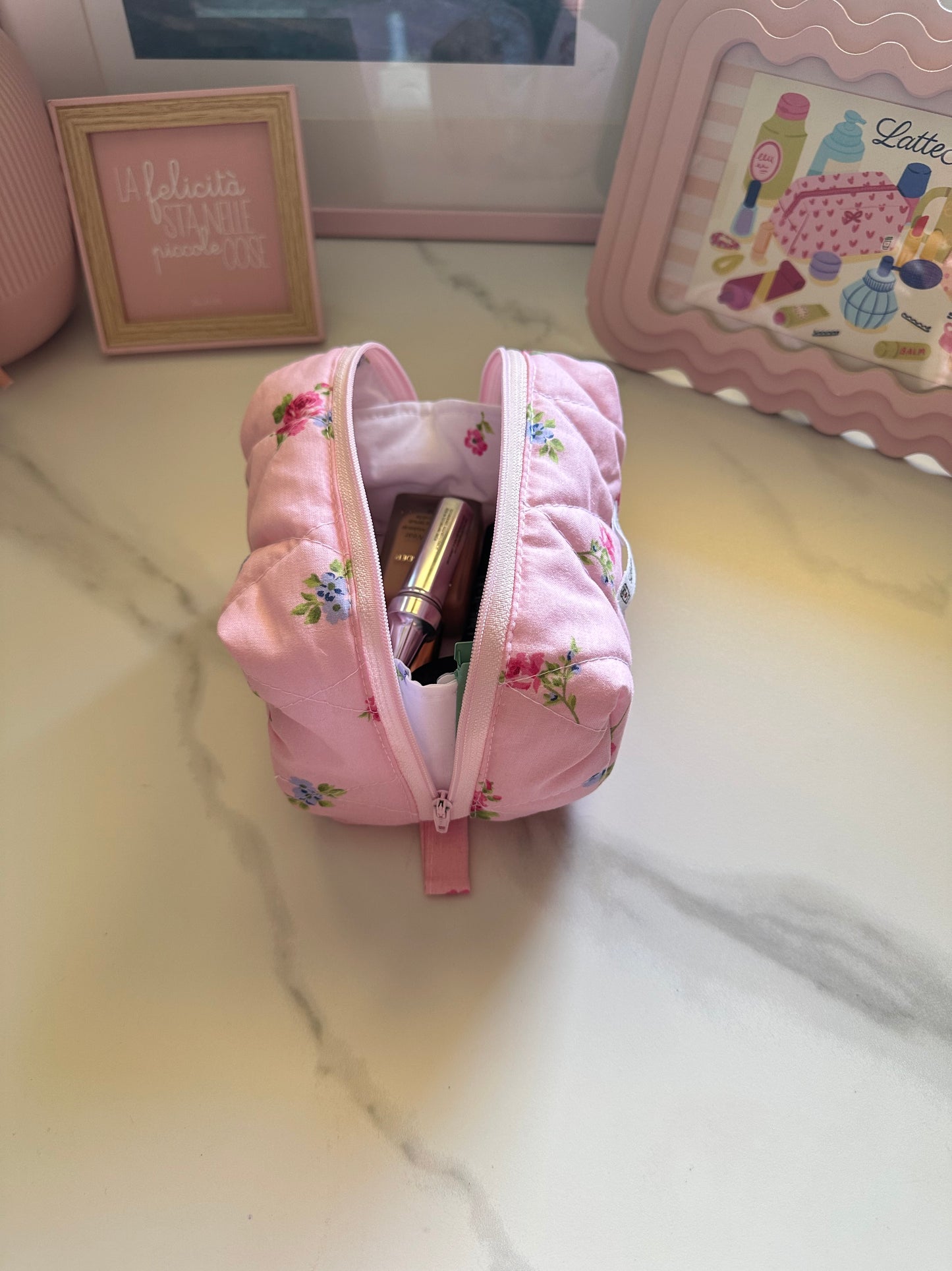 Beauty piccolo a scomparti rose