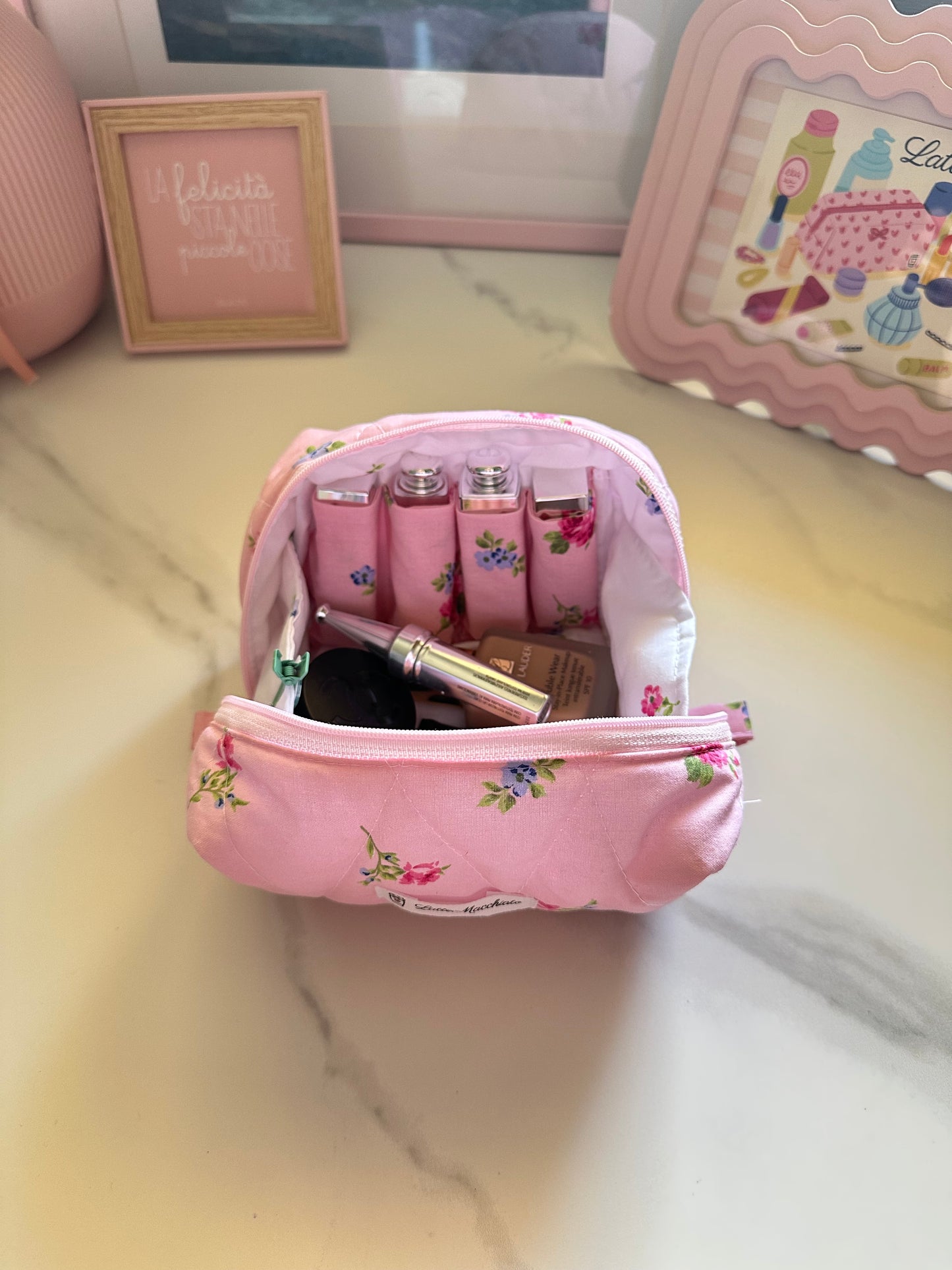 Beauty piccolo a scomparti rose