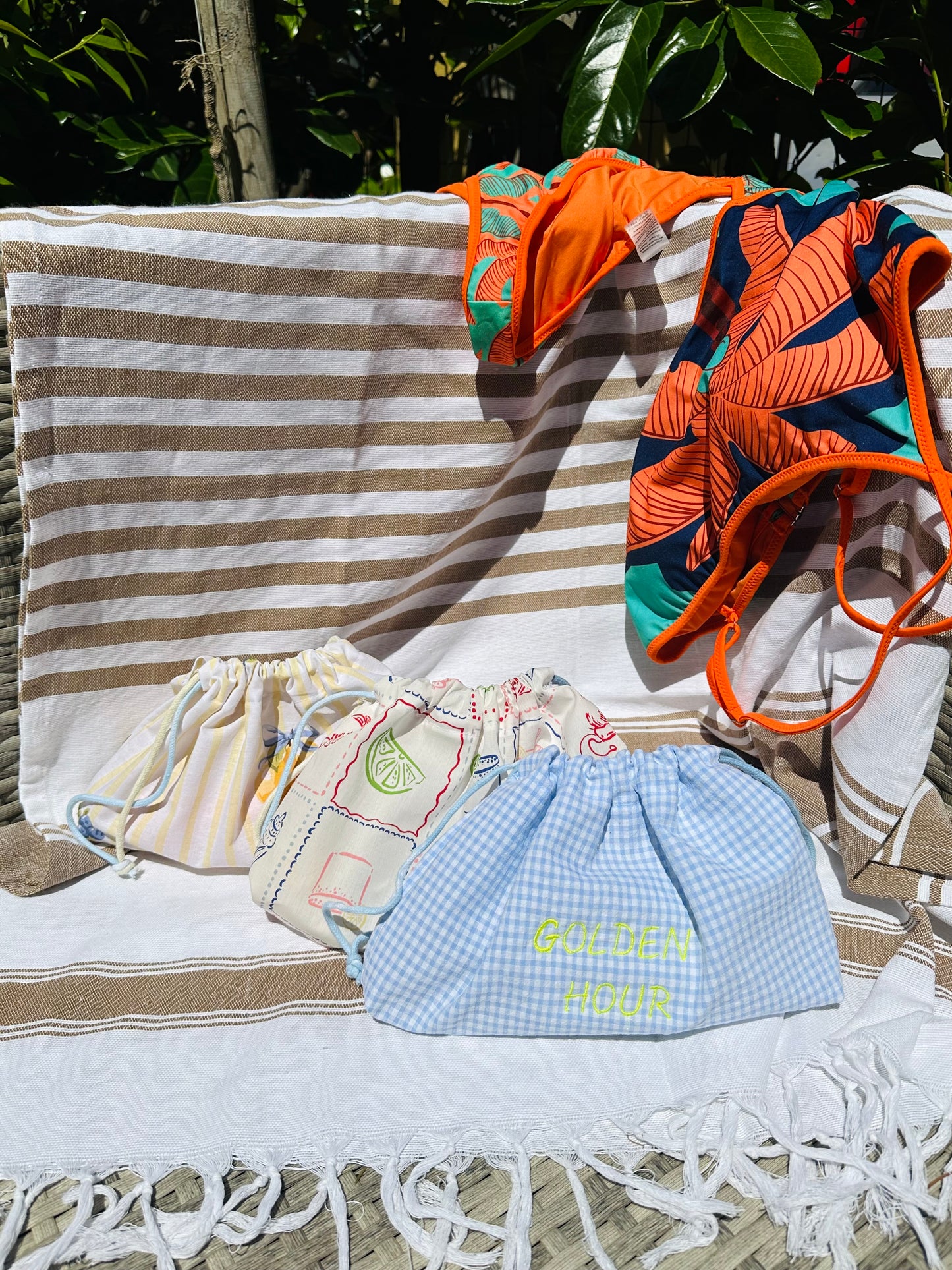 Set sacchettine mare Golden Hour