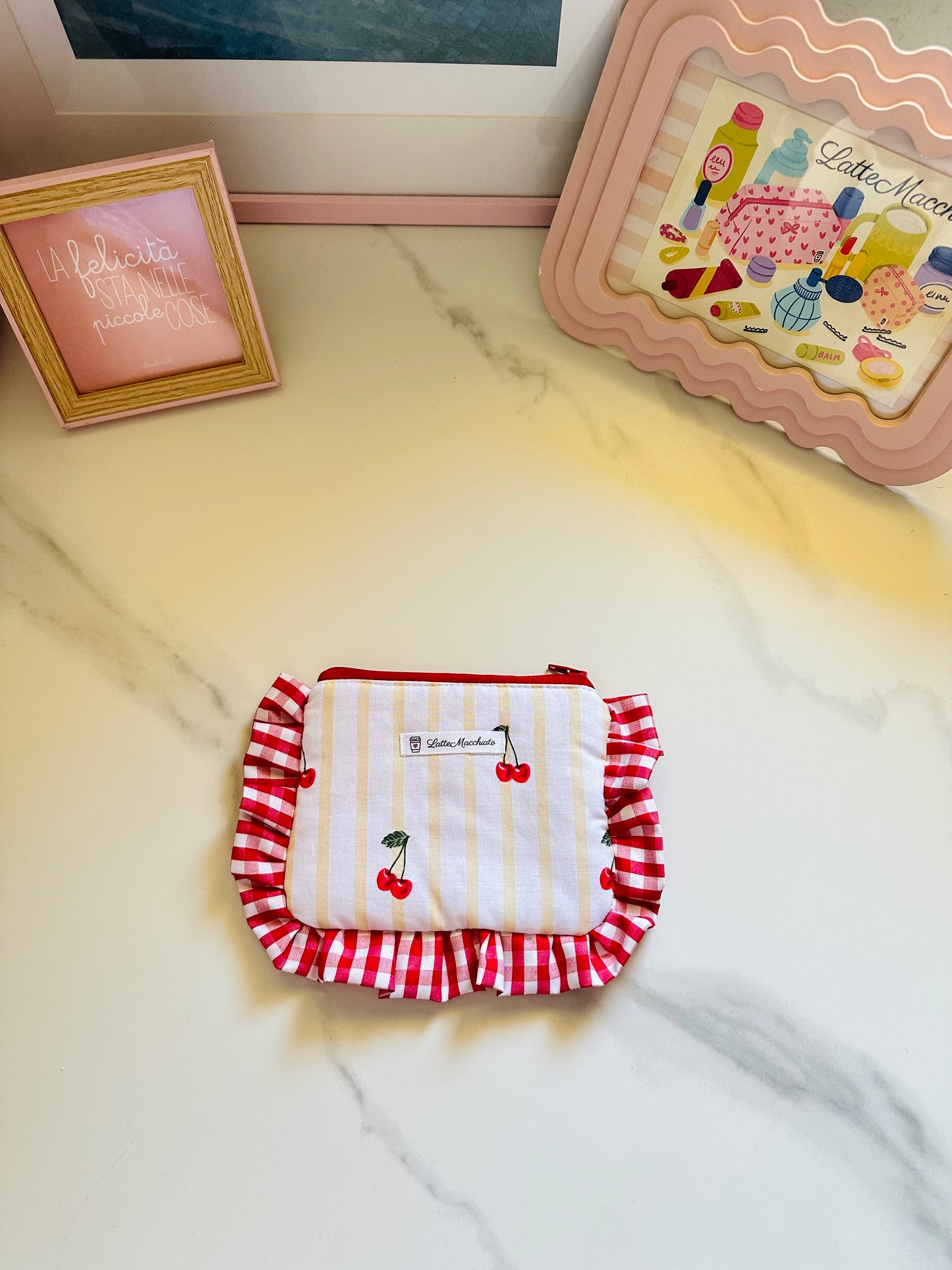 Pochette frappina ciliegine