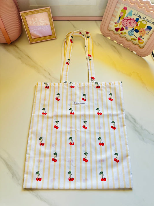 Tote bag ciliegine