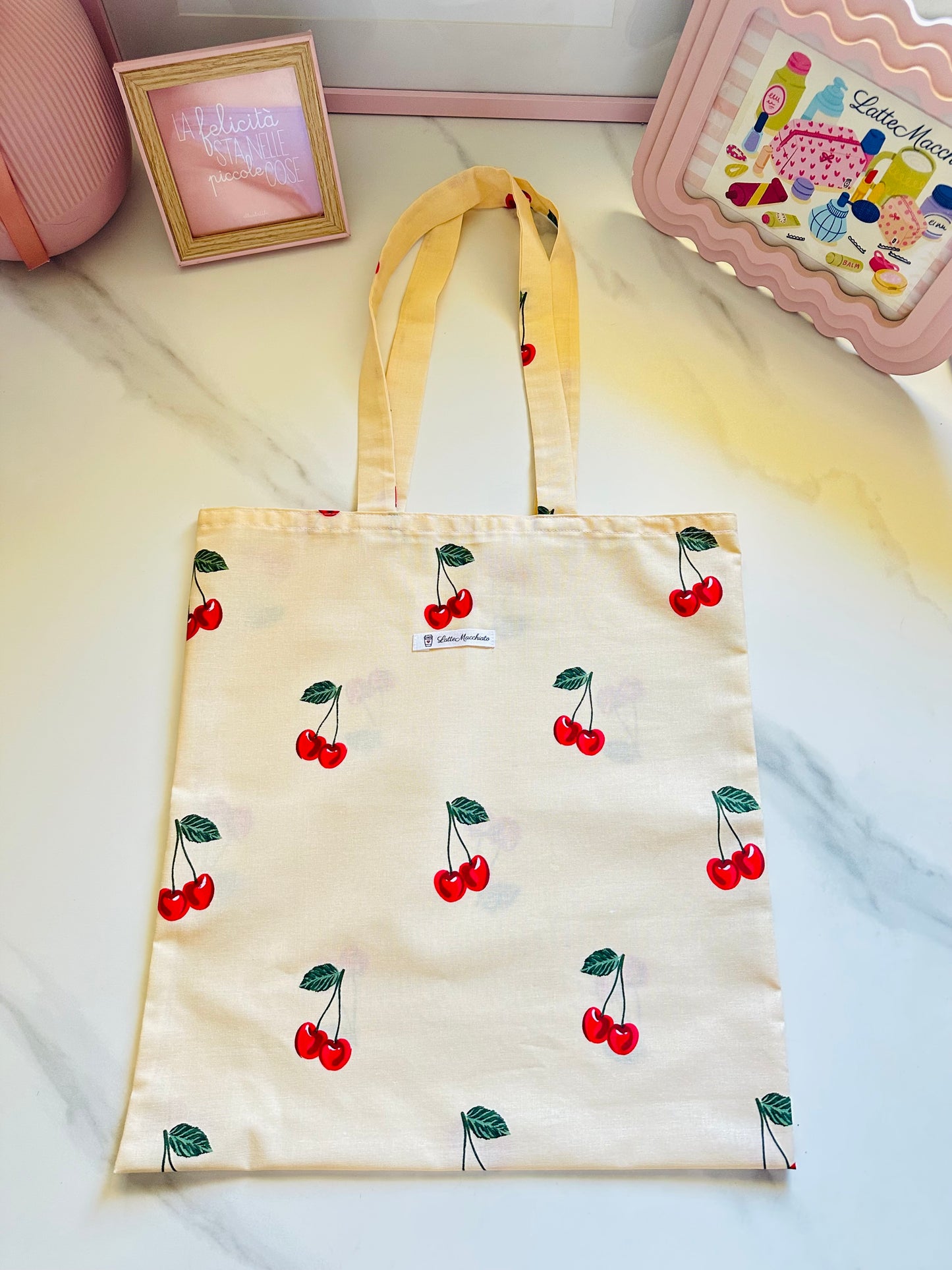 Tote bag ciliegie