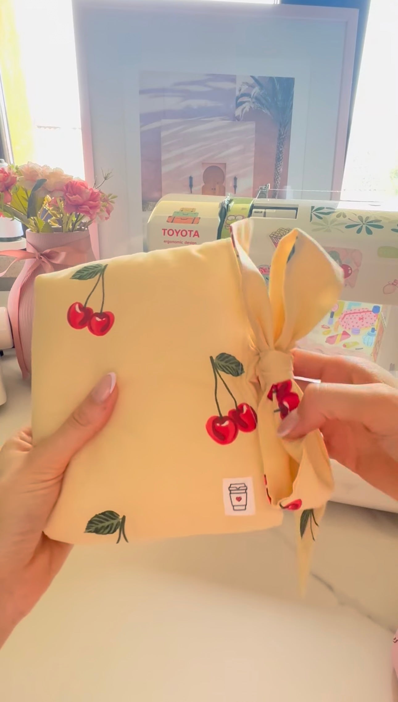 Porta Kindle ciliegie