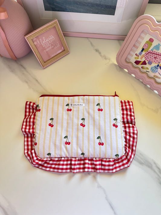 Pochette frappina ciliegine grande