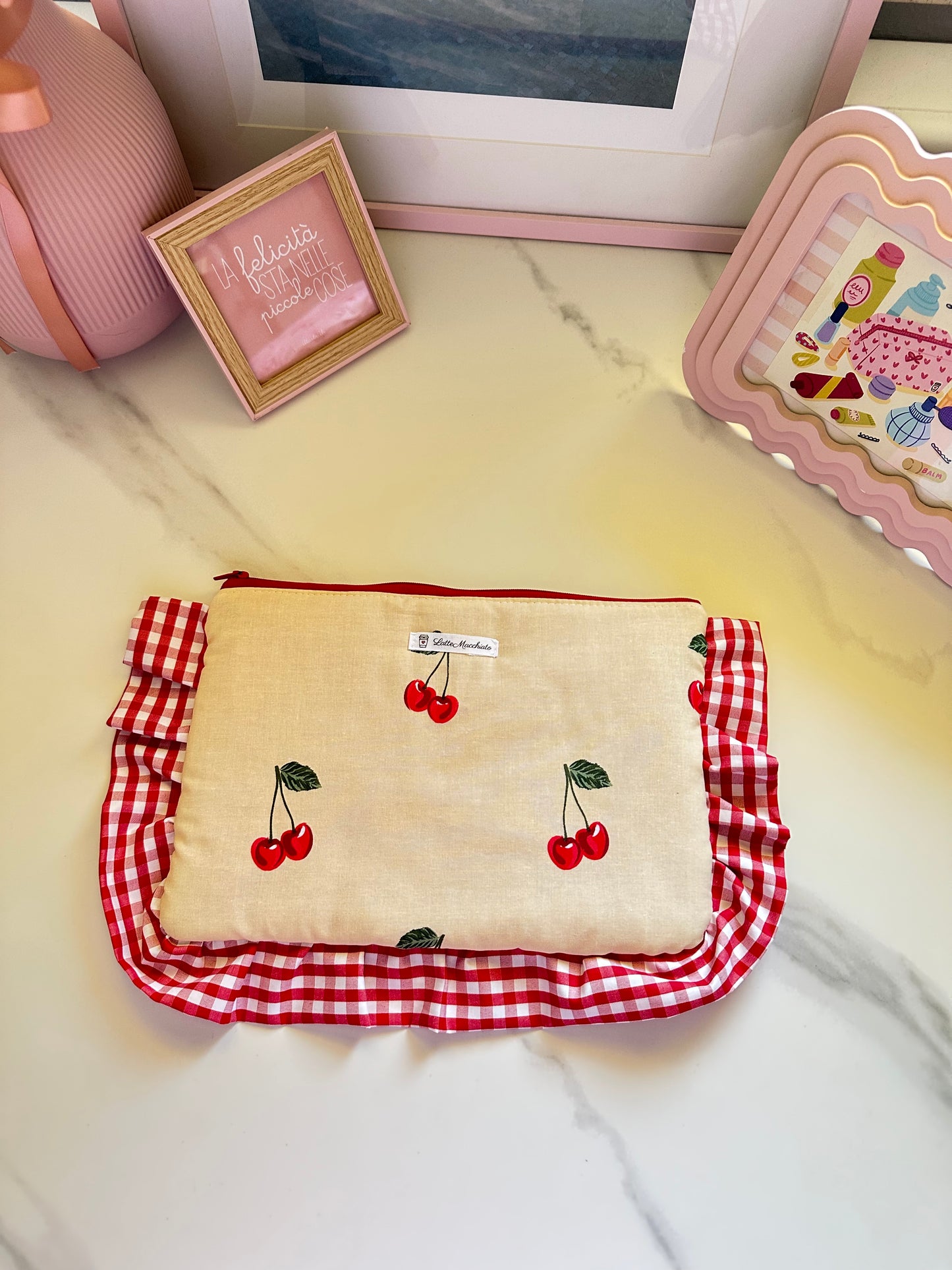 Pochette frappina ciliegie grande