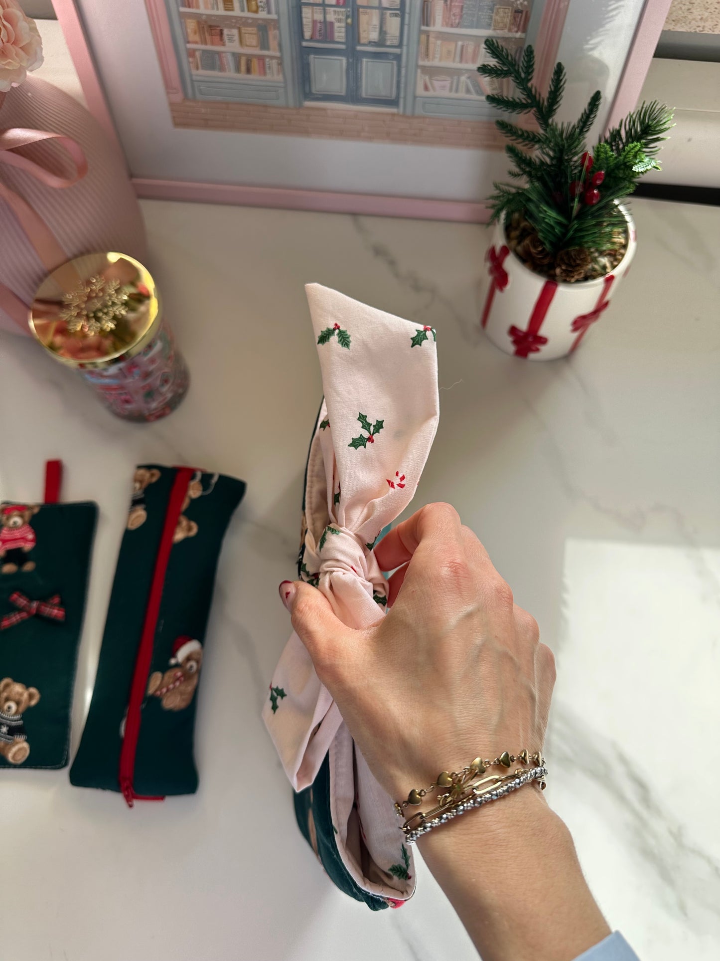 Set book lover orsetti natalizi