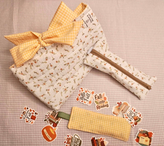 Set book lover fiorellini beige